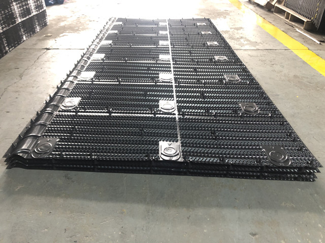1350mm Width Hanging Cooling Tower Infill PVC EAC Fills Of Cooling Tower
