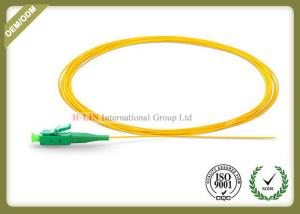 Quality LC / APC Pigtail Fiber Optic Cable Single Mode 0.9mm Simplex With Green Tip wholesale