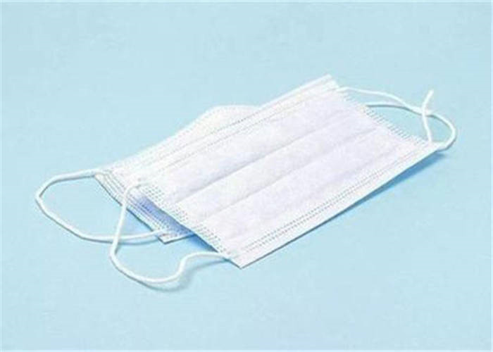 3 Layer Disposable Protective Face Mask , Earloop Medical Mask Eco Friendly
