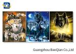 Framed Lenticular Flip 3D Painting Wall Decoration Wolf Pattern 0.6MM Thickness