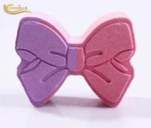 Quality Bowknot Shaped Custom Bath Bombs 120g With SLS Free Natural Ingredients wholesale