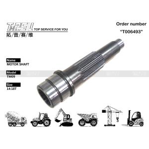 Quality Color Black TM09 Excavator Travel Motor Shaft Hydraulic Pump Parts for Machinery Repair and Maintenance Solutions Provider wholesale