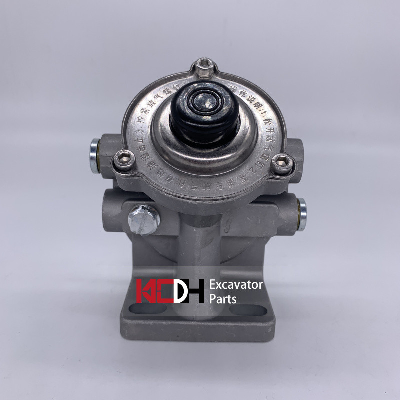 fuel filter aluminum base assembly for Hyundai Kobelco excavator 23390-E0010 fuel water separator base R90T R90P