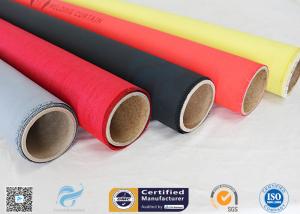 Quality Welding Curtain High Intensity 40/40g Satin Weave Silicone Coated Fiberglass Fabric wholesale