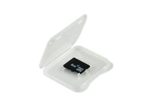 Quality Eco - Friendly Memory Card Package Transparent Plastic Box 48 X 39 X 7.5mm wholesale