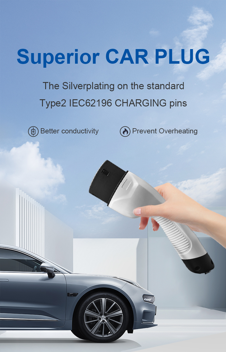 3.5kw EV Discharge Gun V2L TYPE2 Mennekes EV Charging for BYD ZEEKER Vehicle Charger Outdoor Camping at Israel TypeH Socket