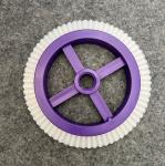 Stenter Machine Parts Monforts Finishing Small Brush Wheel Inner Dia 22mm White