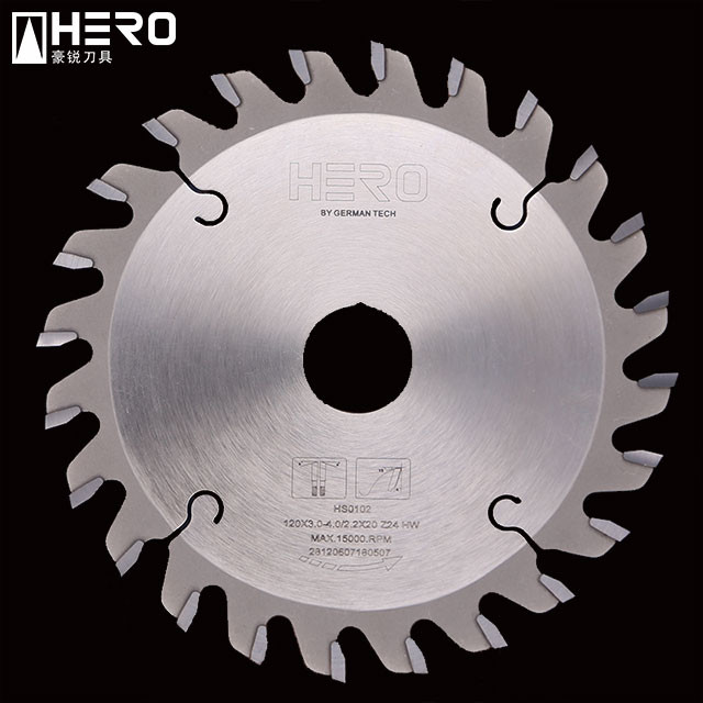 Conical Teeth Flat Top Table Saw Blade For Veneered Panel Reinforced Structure