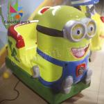 Minion Themed Kid Arcade Machine , MP5 Video Game Kiddie Ride On