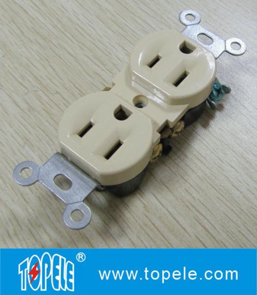 Square Panel GFCI Receptacles Copper / Round Aluminum Aloy POP Up Type Floor