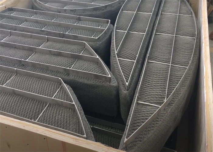 ISO9001 316 Stainless Steel Mesh Pad Demister For Air Liquid Filter System