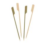 25cm Disposable Green Wooden Bamboo Sticks Bamboo Paddle Skewers
