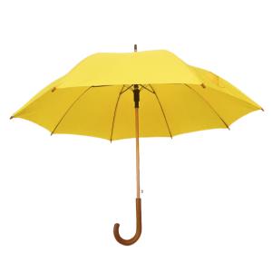 Quality 8 Fiberglass Ribs Hands-Free Stick Umbrella With Durable Pongee Fabric wholesale