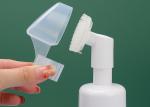 120ml 150ml Facial wash Foam Bottle With Silicone Brush