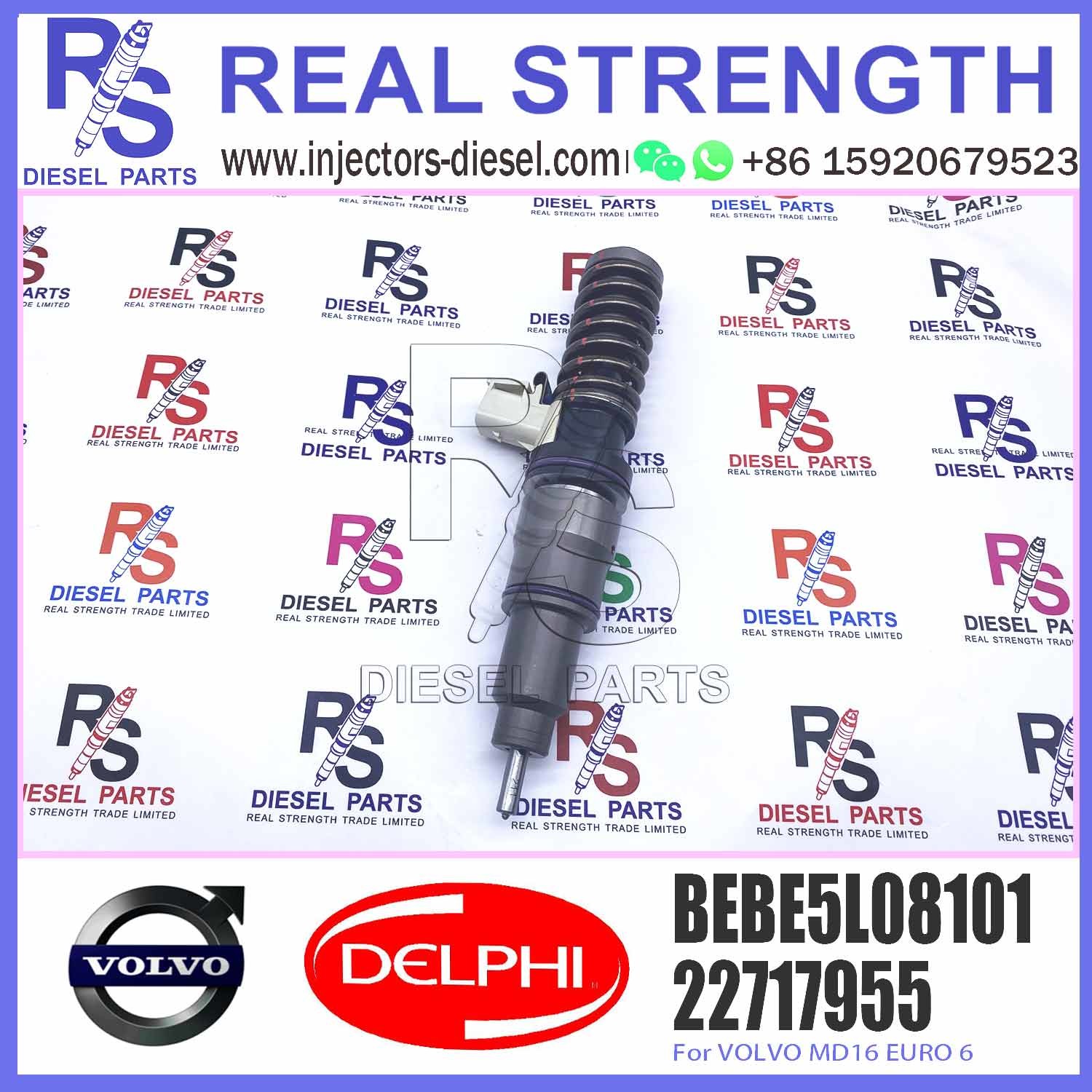 High quality common rail injector 22717955 diesel injector Engine BEBE5L08101 FOR Engine V-O-L-V MD16