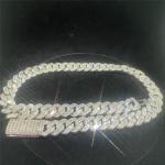 Hip Hop Iced Out Moissanite Cuban Link