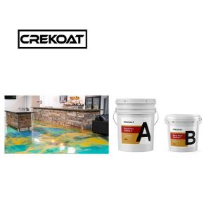 Quality Crystal Clear Waterproof Epoxy Floor Paint 1mm Anti Slip Epoxy Coating Zero VOC wholesale