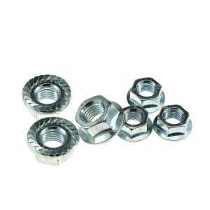 Quality ANSI B18.2.4.4M Hex Flange Nuts Serrated Galvanized Grade 4 M16 Flange Nut wholesale
