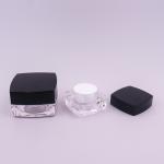 Square Acrylic Cosmetic Jars For Anti Aging Eye Cream 15g 30g 50g Empty Cream