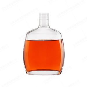 Quality Transparent Glass Tequila Bottle with Gold Lids Large Size and Base Material Glass wholesale