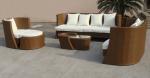 6pcs wicker garden furniture