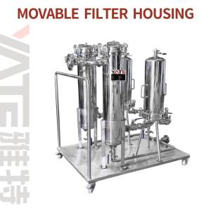 Quality Stainless Steel Filter Housing Mobile Filter Unit Connection Flange Or Thread wholesale