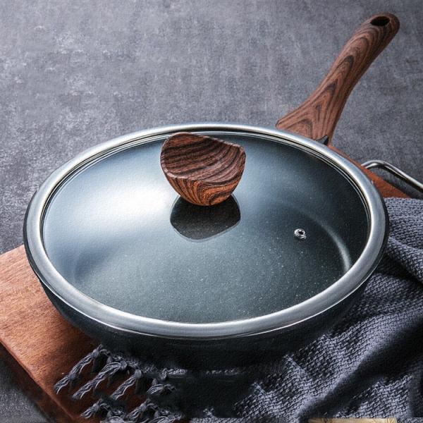 Hot Sale Cookware Marble Coating Fry Pan Die-cast Aluminum 28cm Non Stick Frying