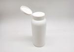 200ml White PET Plastic Cosmetic Bottles With Flip Top Cap