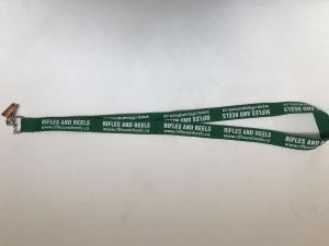 Quality Customed Promotion Silk Screen Lanyards with Neck strap / Nylon id badge lanyard wholesale