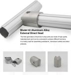 Industrial Multi Connector Outer Type Aluminum Pipe Connector DYJ28-A01