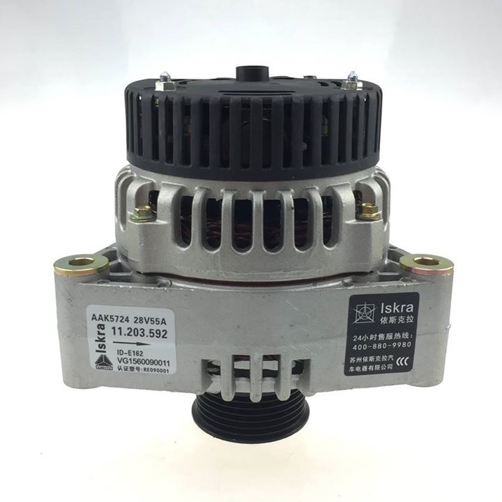 Generator for howo engine VG 1560090011 V-shaped belt sinotruk engine wd615.47