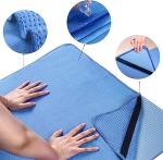 BSCI Factory Wholesale Non Slip Private Label Microfiber Customized Hot Yoga Mat