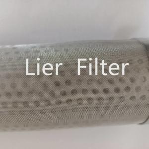 Quality Anti Deformation Sintered Porous Metal Filter Elements 2 Micron Pore wholesale
