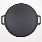Cast Iron Flat Fry Stovetop Grill Pan Reversible Roasting Non Stick BBQ Grill