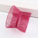 25mm|38mm Wrinkle Edge Polyester Organza Ribbon for DIY Hair Ribbon Bow
