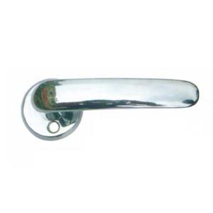 Quality Chrome Finished Steel Door Handles SS ISO For Commercial Glass Door Hotel Door wholesale