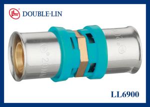 China Straight Union   Brass Press Fittings on sale