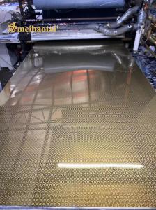 Quality Gold Mirror Etched SUS 304 Stainless Steel Sheet wholesale