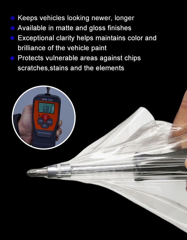 Clear TPU Self Healing Matte Car Protection Film