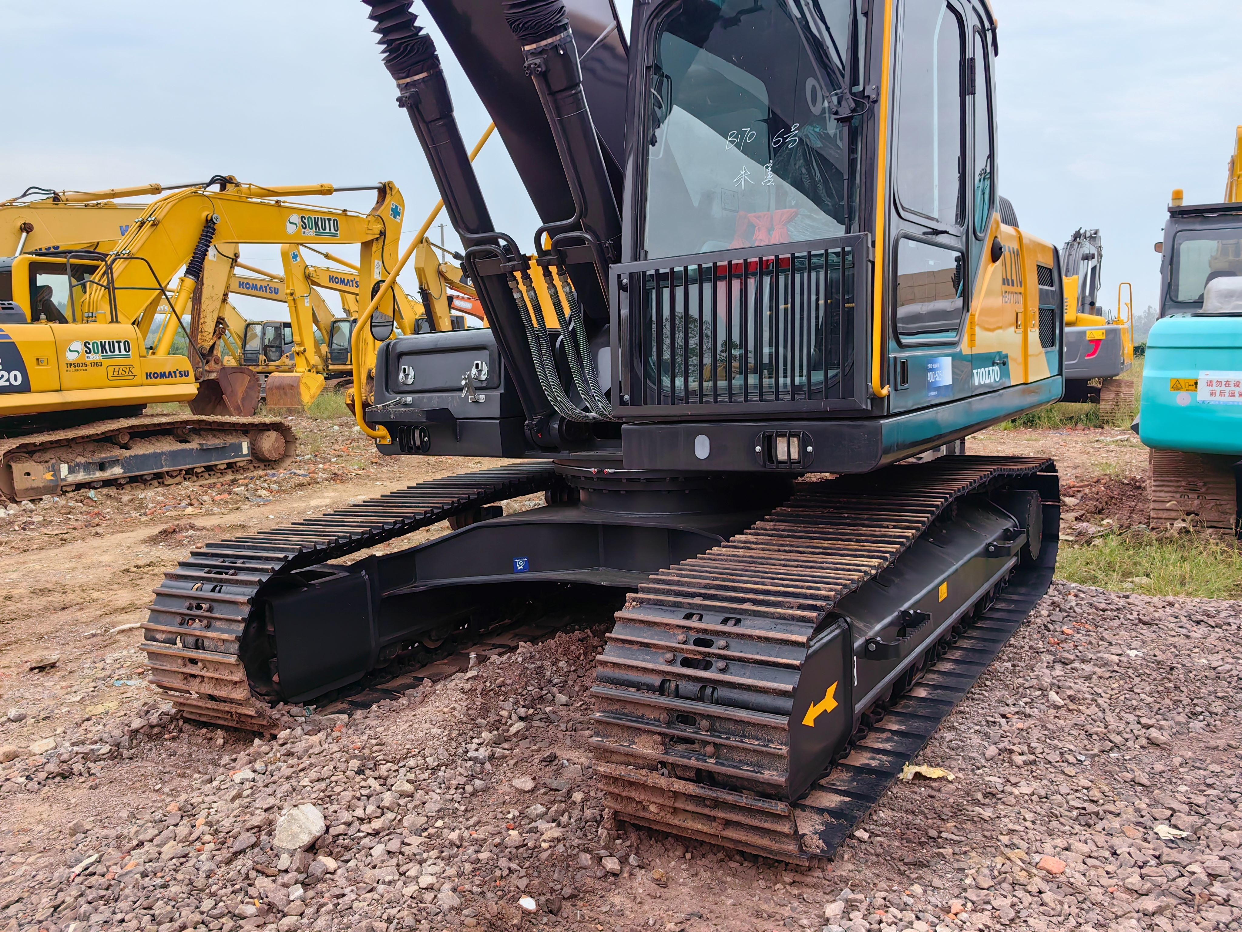Hot Sale Volvo EC210 with Good Condition High Quality High Cost Performance 21 Ton Middle Hydraulic Used Excavator Volvo EC210
