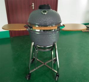 Quality Green SGS Pizza Charcoal Ceramic 18 Inch Kamado Grill wholesale