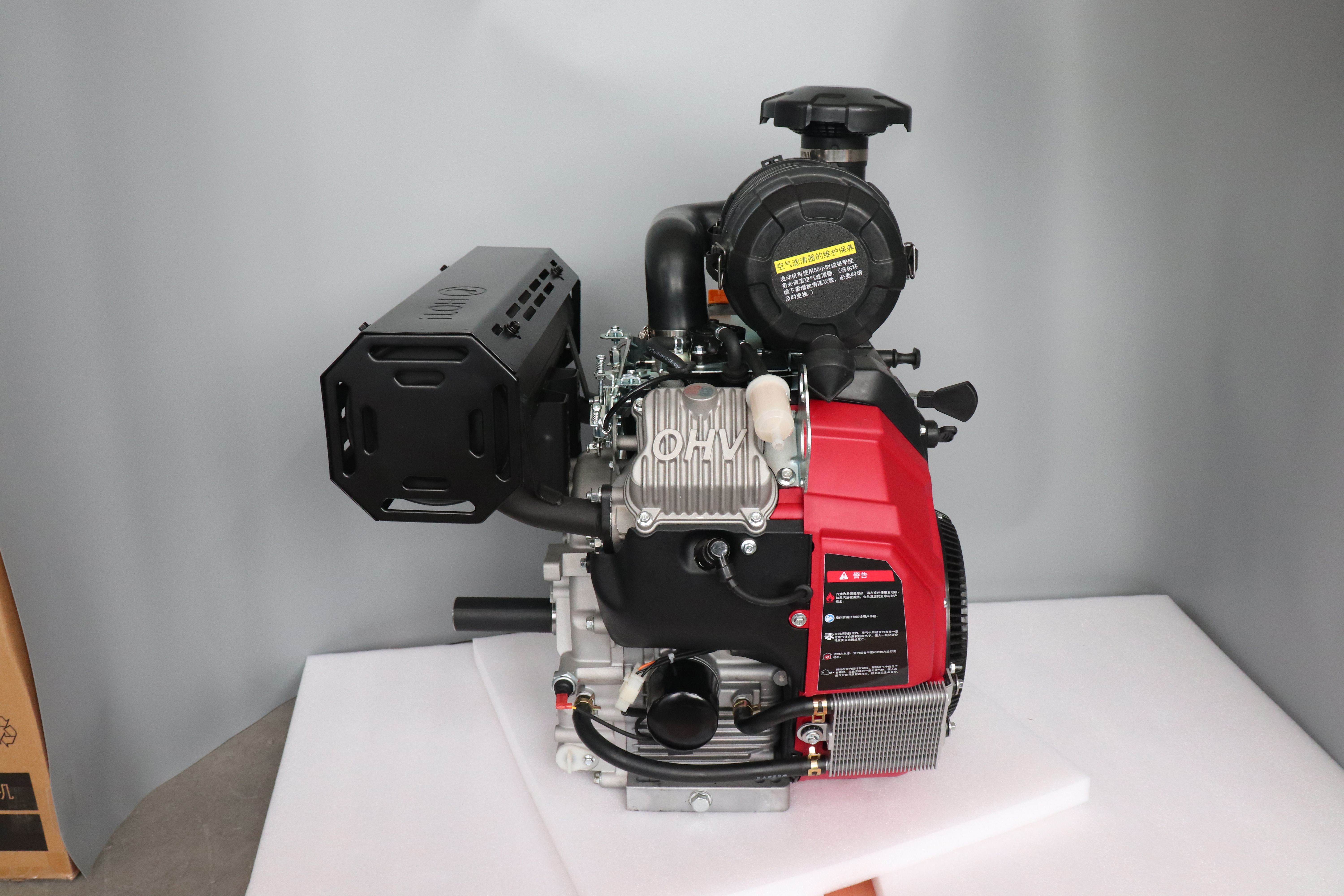 High Speed OHV V-twin 4 Stroke 24hp 27hp 35hp Forced Cooling Gasoline Engine for Motor