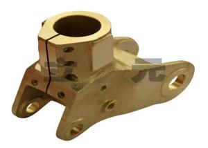 Quality ASTM Polishing Copper Alloy Custom Brass Casting Hydraulic Parts Heat Treatment wholesale
