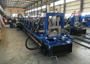 Quality Z80-300 PLC C Purlin Machine Hydraulic Cutting 15kw Z Purlin Making Equipment wholesale