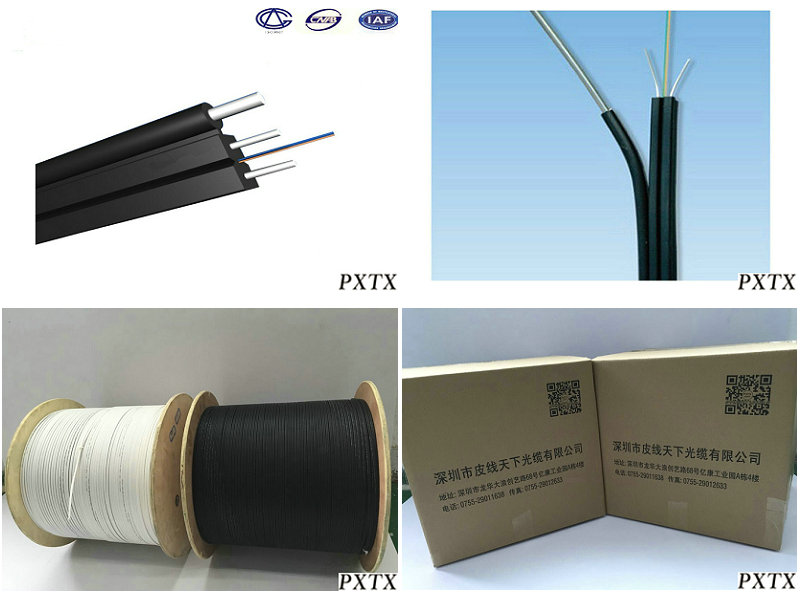 ftth drop cable 1core 3 steel