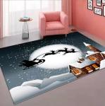 Cartoon Merry Christmas Patterns Living Room Floor Carpets