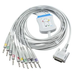 Quality Schiller Compatible Direct Connect 2.400095 EKG Cable And Leadwires IEC 4.0Banana wholesale