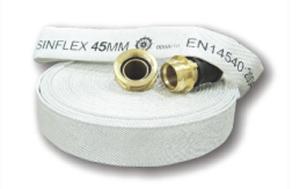 Quality EC / MED Approved SOLAS Marine PVC Lining Fire Hose EN14540 wholesale