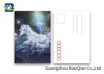 Souvenir Gift 3D Lenticular Card With Customized Logo / Lenticular Photo