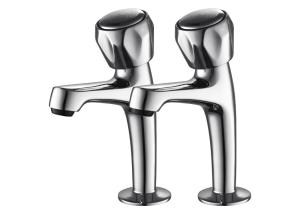 Quality Polished Brass Bathroom Mixer Taps Chrome Bath Mixer Tap Faucet wholesale
